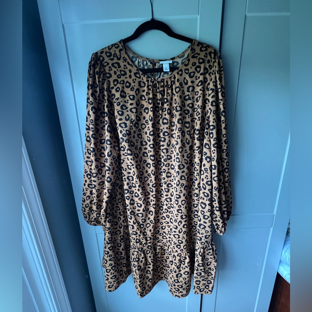 Women’s Ava & Viv animal print dress - size XXL - NWOT